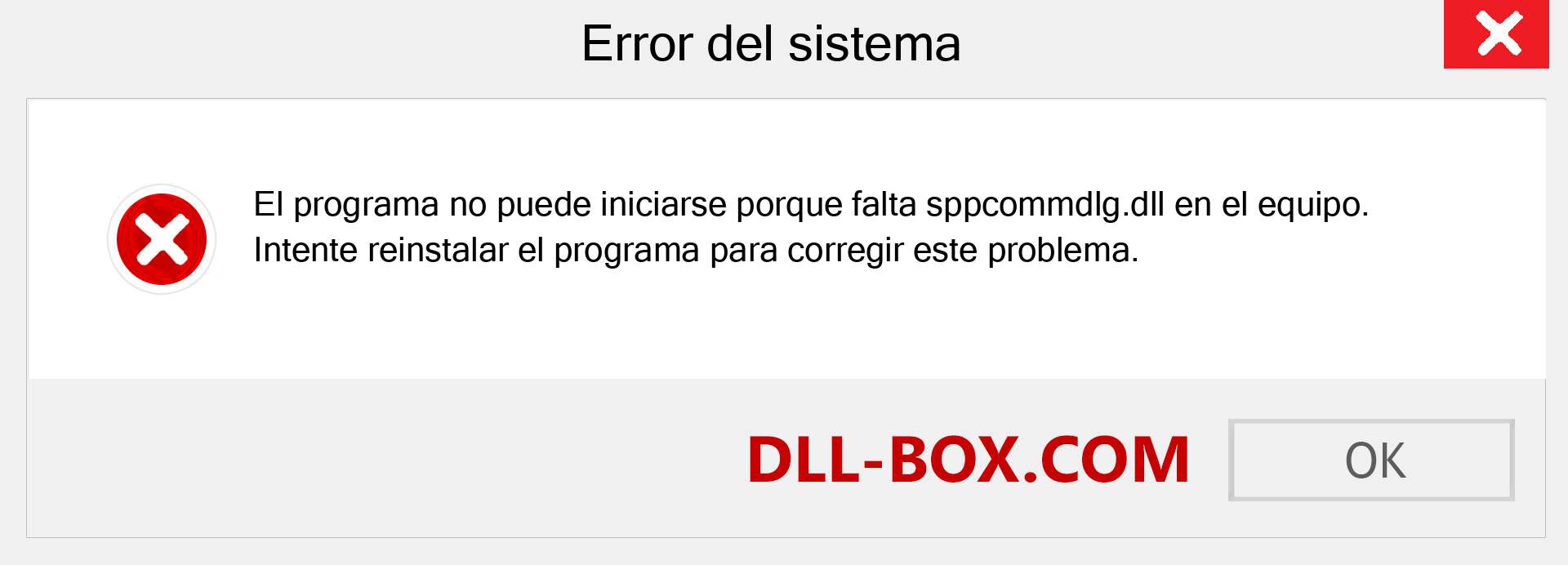 ¿Falta el archivo sppcommdlg.dll ?. Descargar para Windows 7, 8, 10 - Corregir sppcommdlg dll Missing Error en Windows, fotos, imágenes